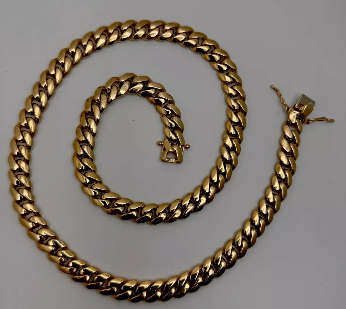 14k Yellow Gold Cuban Link Chain 226 Grams