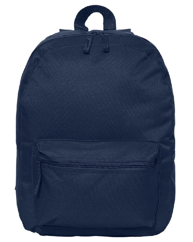 16'' Polyester Solid Color Backpack