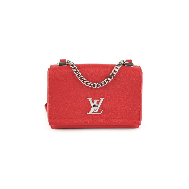 Louis Vuitton Lockme II BB Calfskin Rubis