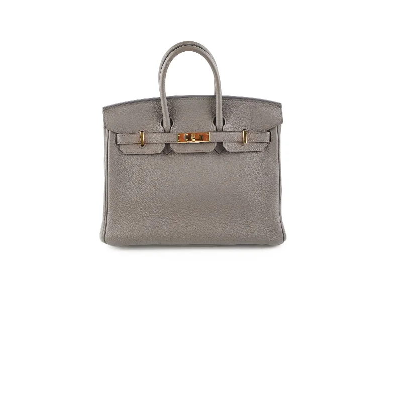 Hermes Birkin 25 Togo Etain Y Stamp