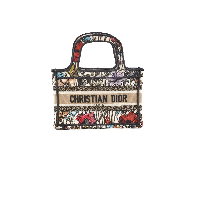 Christian Dior Book Tote Mini Floral