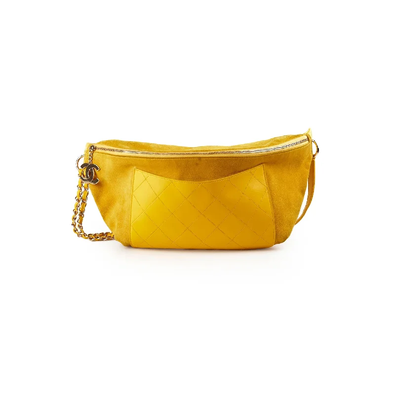 Chanel X Pharrell Willams Suede Waist Bag Yellow 27 series