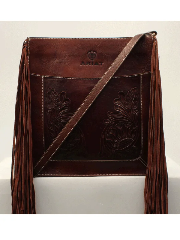 Ariat A770009502 Womens Victoria Collection Messenger Bag Brown