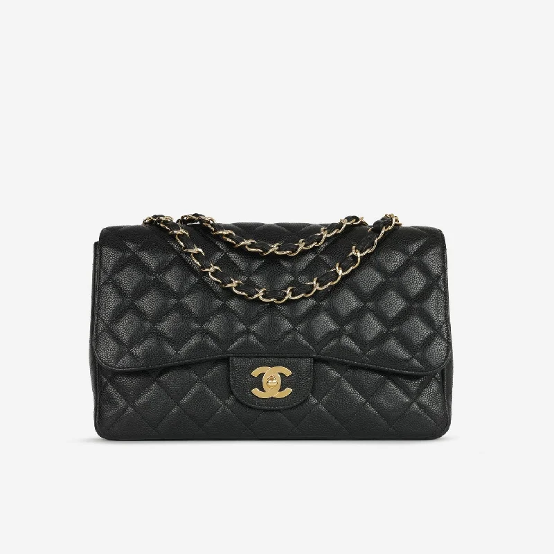 Chanel Chanel - Classic Flap Bag - Jumbo - Black Caviar GHW - 2009/10 - Pre-loved