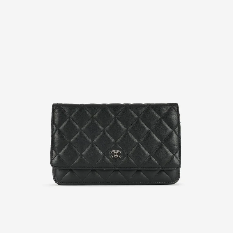 Chanel Chanel - Classic Wallet On Chain - Black Lambskin SHW - Pre-Loved - 2014/15