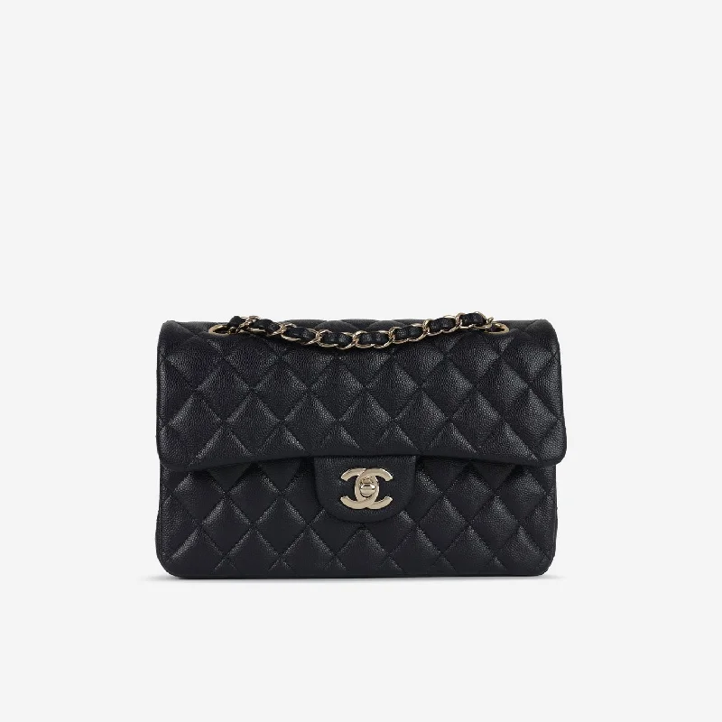 Chanel Chanel - Small Classic Flap Bag - Navy Caviar GHW - 2020 - Pre-Loved