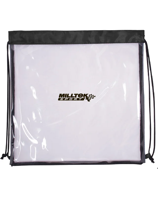 Clear All Access Drawstring Backpack