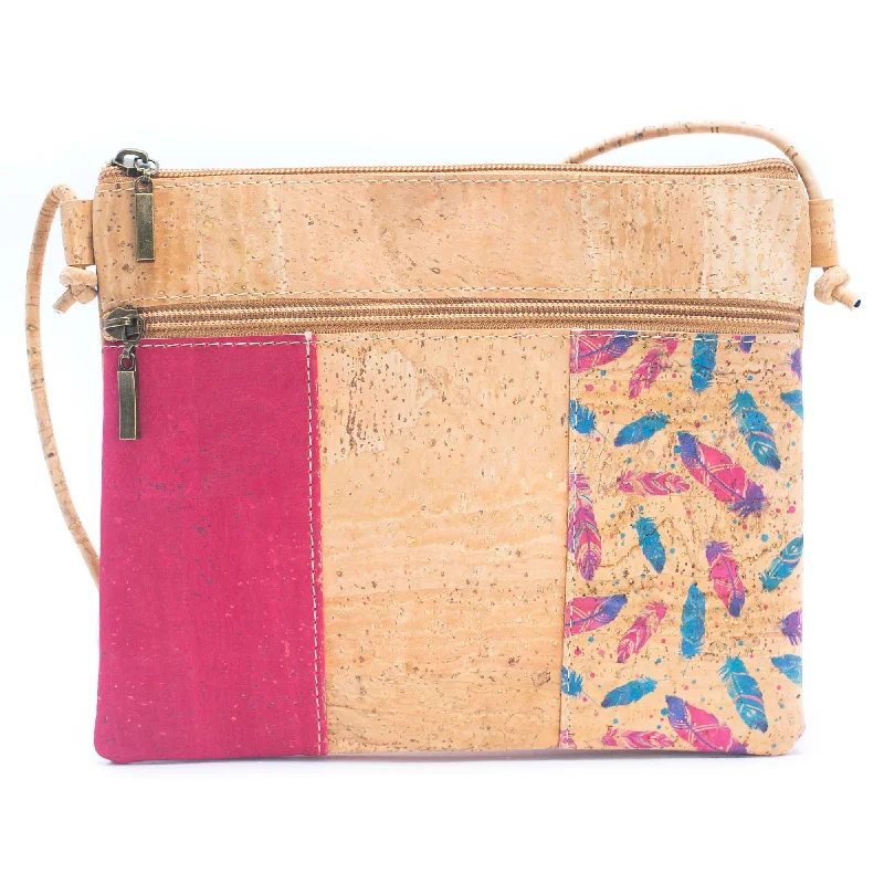 Cork Pattern Messenger Bag P-210