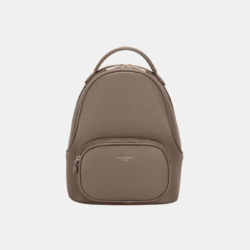 David Jones PU Leather Handle Backpack