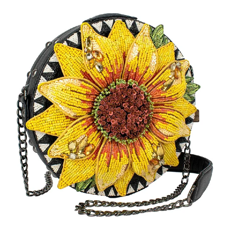 Mary Frances - Flower Child Crossbody Sunflower Handbag