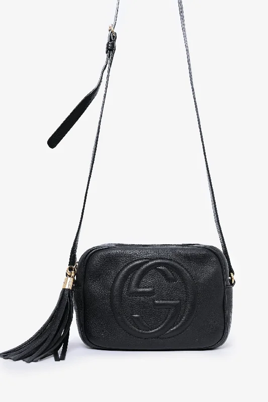 Gucci Black Leather Soho Camera Bag