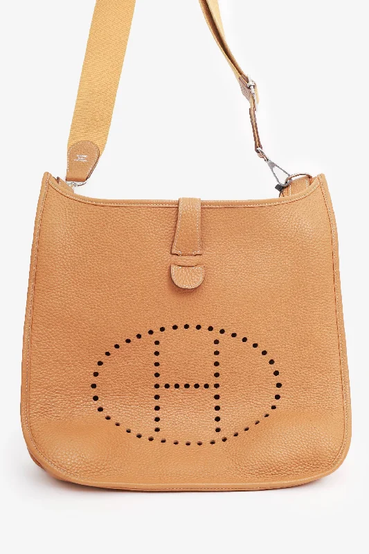 Hermès 2014 Brown Clemence Evelyne III 29