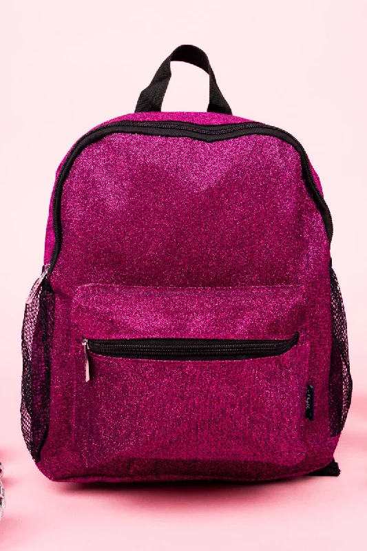 Hot Pink Glitz & Glam Petite Lille Backpack