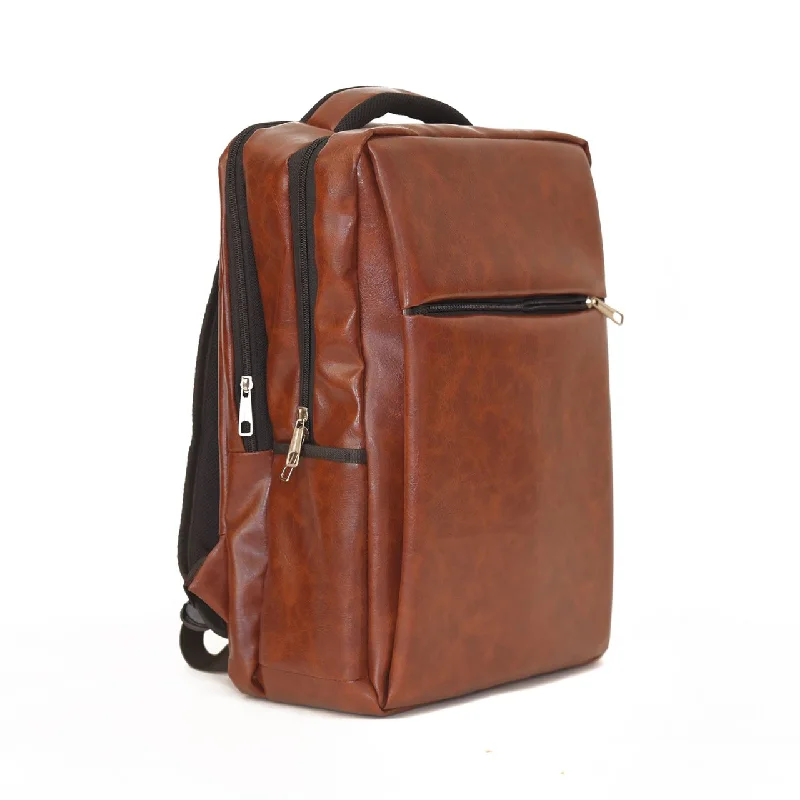 LAPTOP BAG PACK BROWN