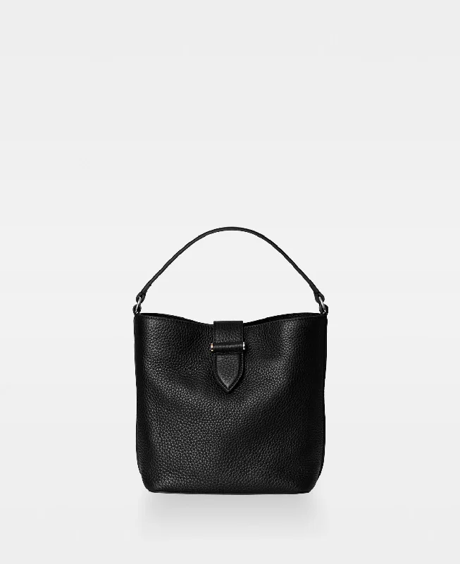 LEXIE small bucket bag - Black