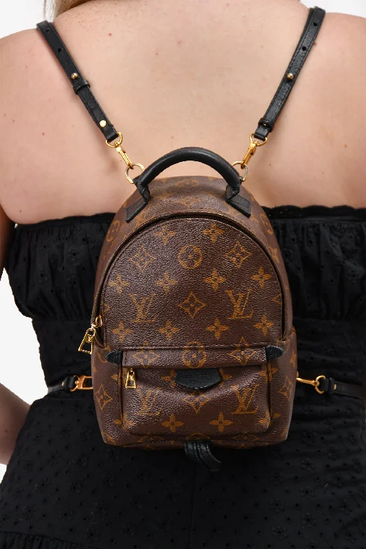 Louis Vuitton 2017 Monogram Palm Springs Mini Backpack