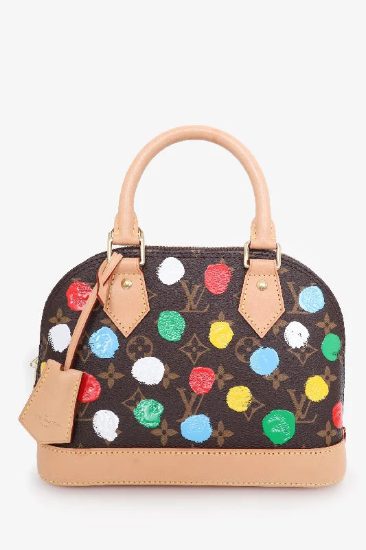 Louis Vuitton x Yayoi Kusama 2023 Monogram Infinity Dots Alma BB with Strap