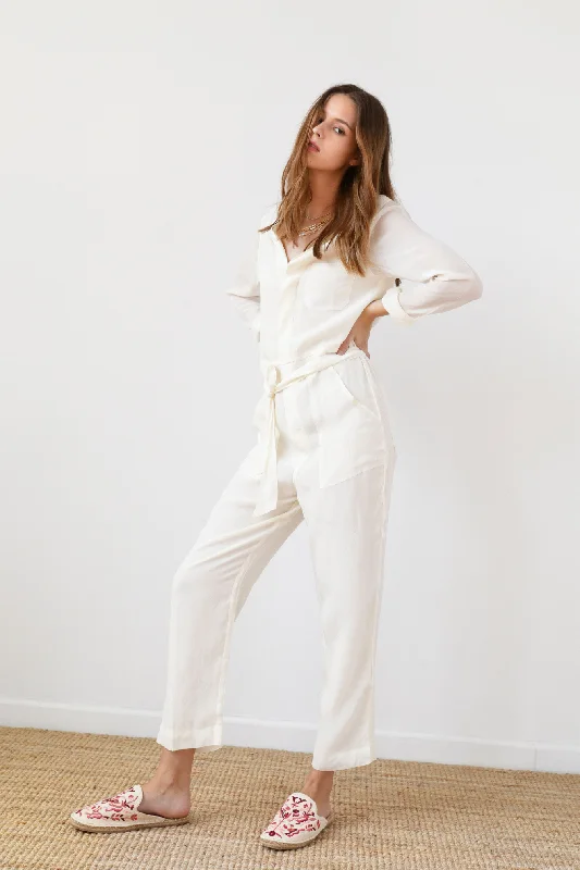 Lydia Jumpsuit White