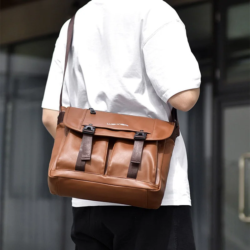 Men's Shouder Bags Fashion Casual Large Capacity Wear-resistant Overalls Functional Messenger Bag