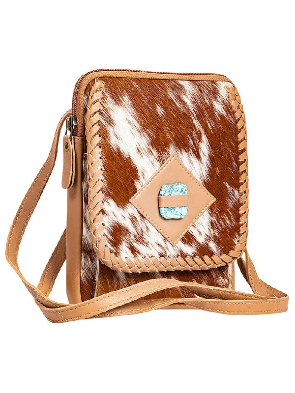 Myra Bag S-9426 Womens Cheyenne's Hope Hairon Bag Tan