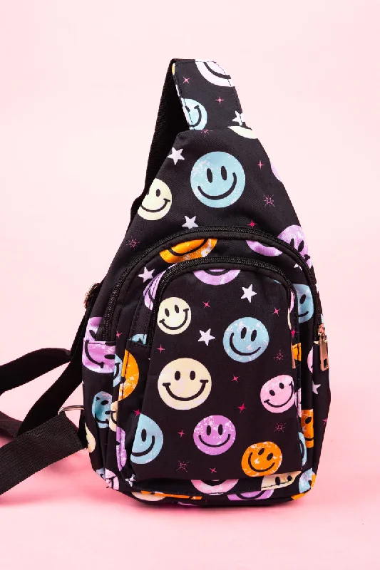 Come On Get Happy Medium Sling Backpack