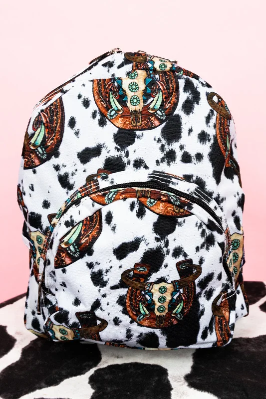 Corpus Christi Cow Small Backpack