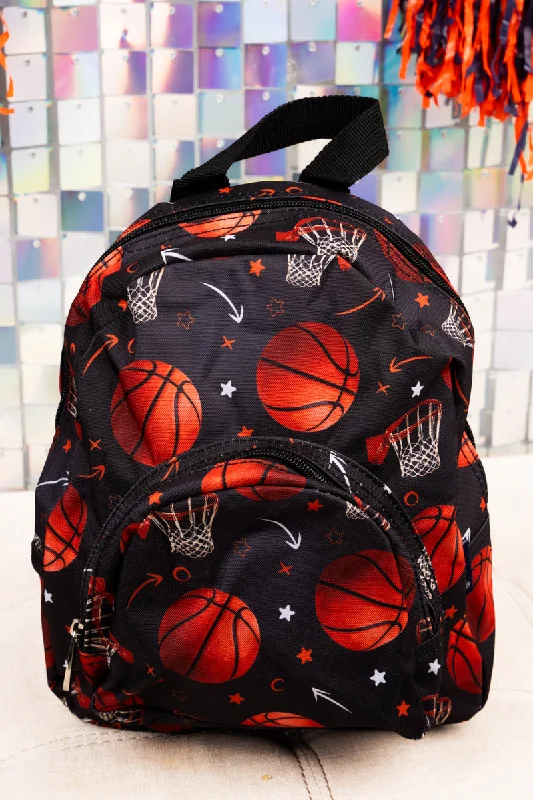 Shooting Hoops Small Backpack