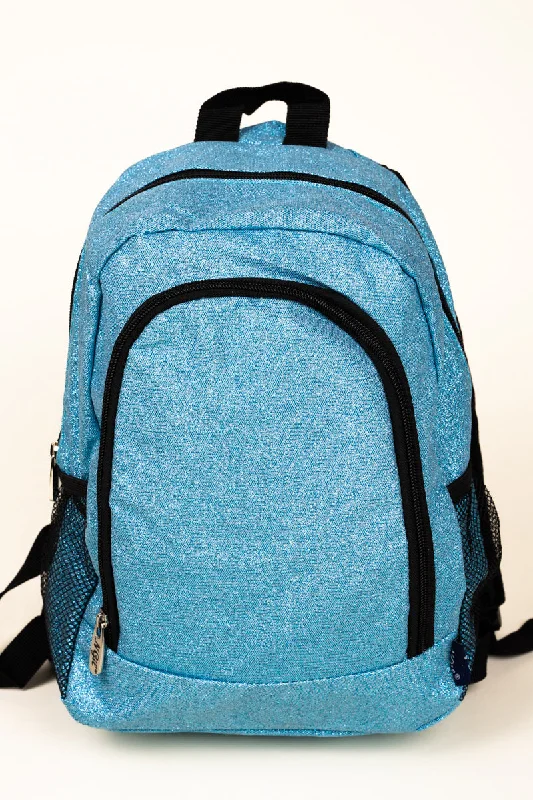 Turquoise Glitz & Glam Medium Backpack