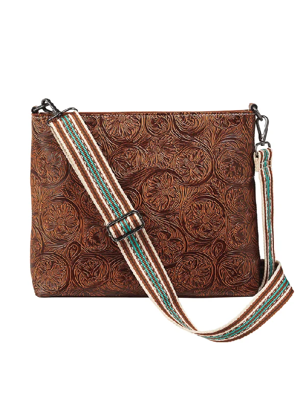 Nocona N770014402 Womens Amelia Style Conceal Carry Crossbody Bag Brown