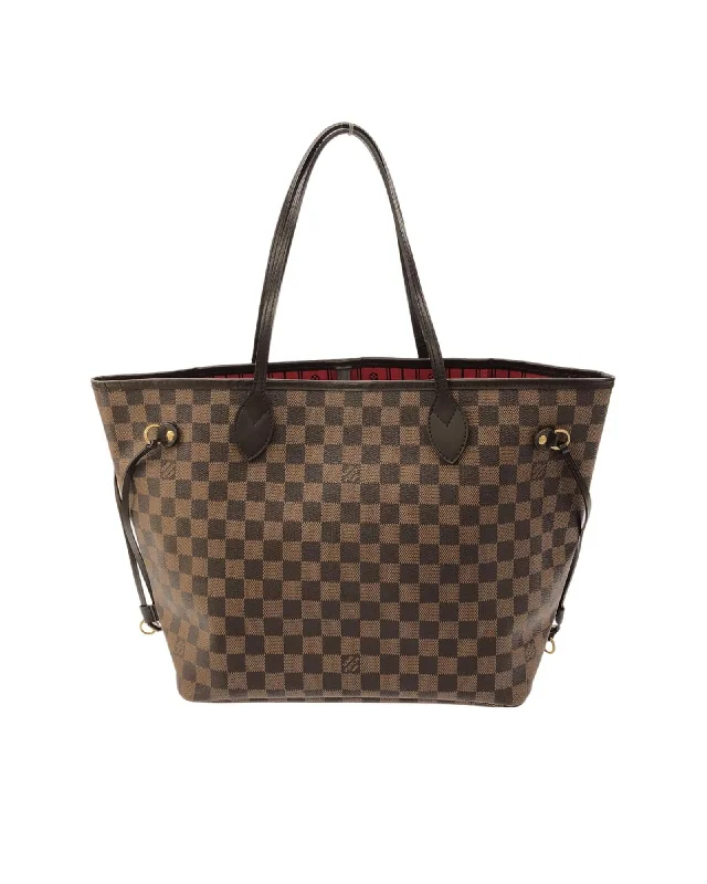 Damier Ebene Canvas Shoulder Tote