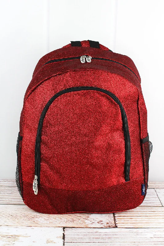 Red Glitz & Glam Large Backpack