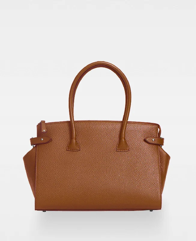 SCARLET small shopper - Cognac