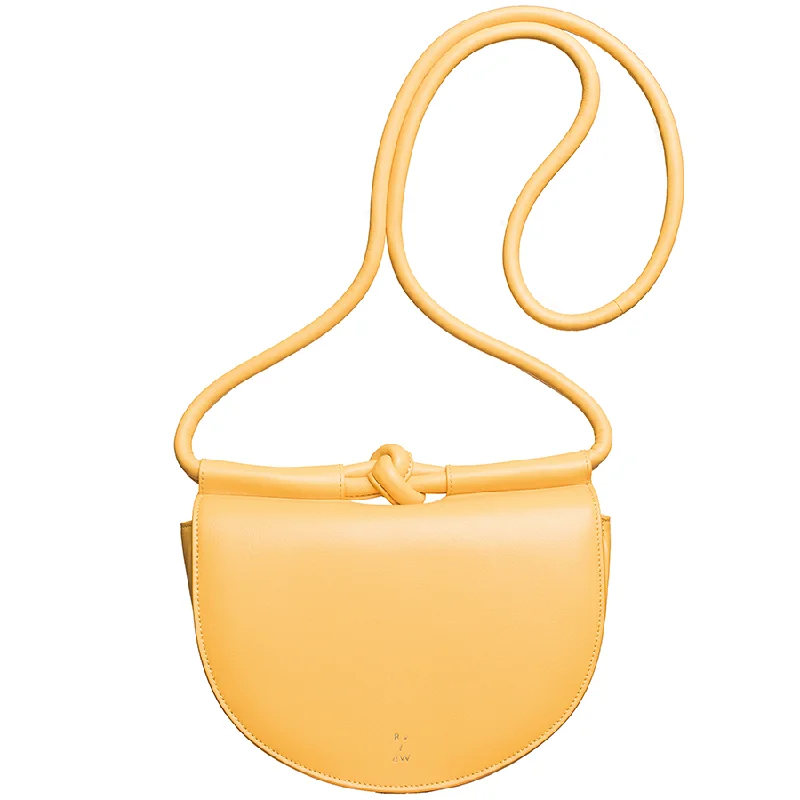 SHEEP LEATHER CROSSBODY BAG IN YELLOW