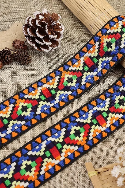 SS050T1 Tribal Pattern Adjustable Guitar Strap