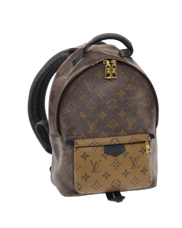 Monogram Reverse Canvas Backpack