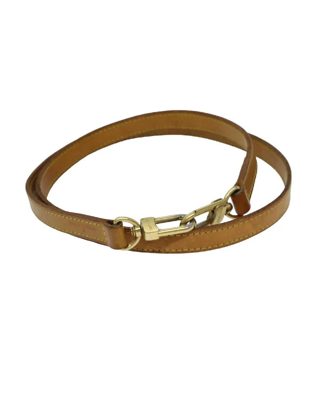 Leather Shoulder Strap with Metal Fittings