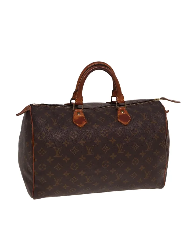 Monogram Canvas Speedy Hand Bag with Authentic Detailing