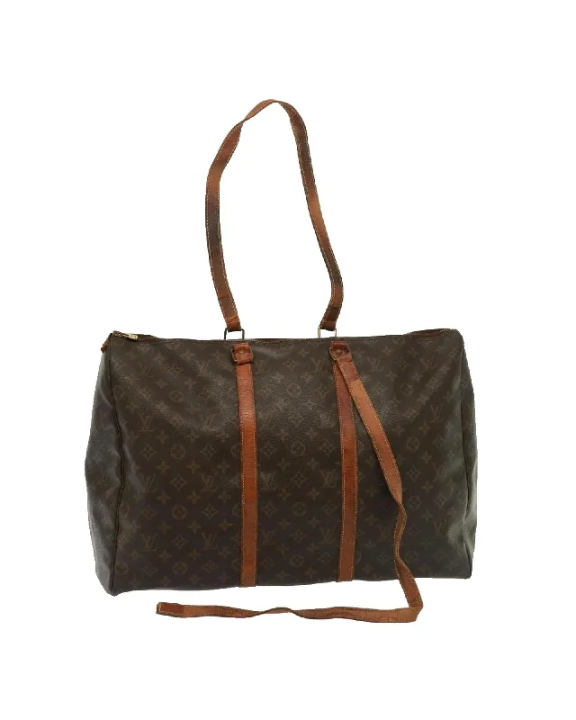 Monogram Canvas Shoulder Bag with Wear and Storage Odor