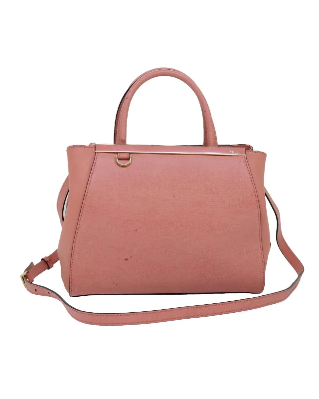 Elegant Leather Hand Bag with 2-Way Design