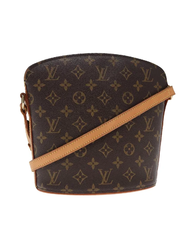 Monogram Canvas Shoulder Bag with Dust Bag