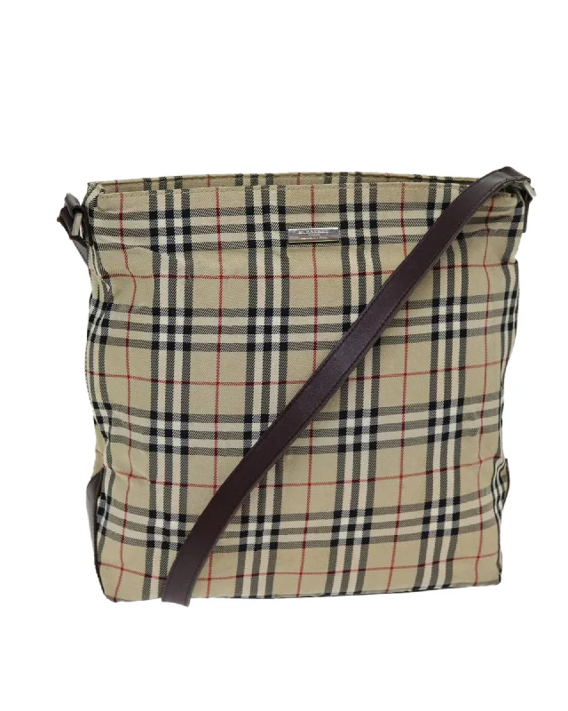 Nova Check Canvas Shoulder Bag