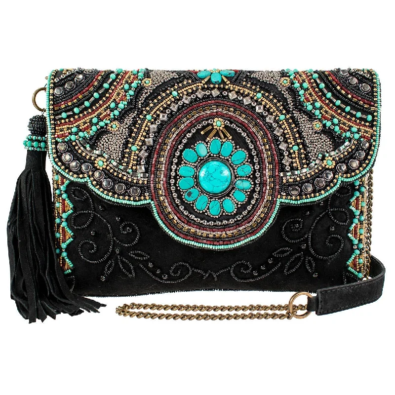 Mary Frances - Turquoise Journey Crossbody Handbag