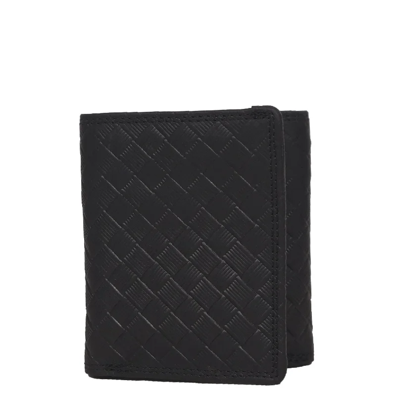 ZOP23 ~ Men's Embossed Trifold Wallet