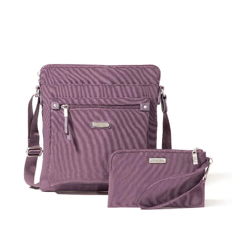 baggallini Go Bagg Crossbody Bag with RFID Wristlet