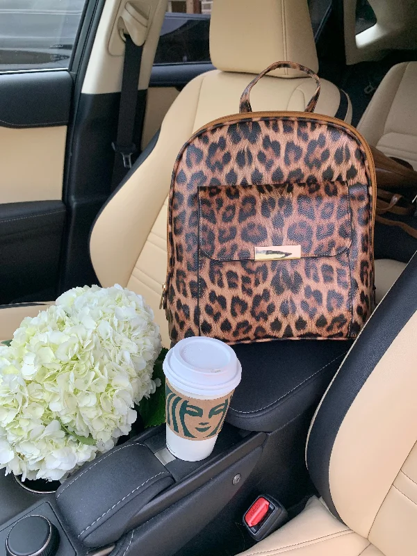 Brooke Backpack - Leopard