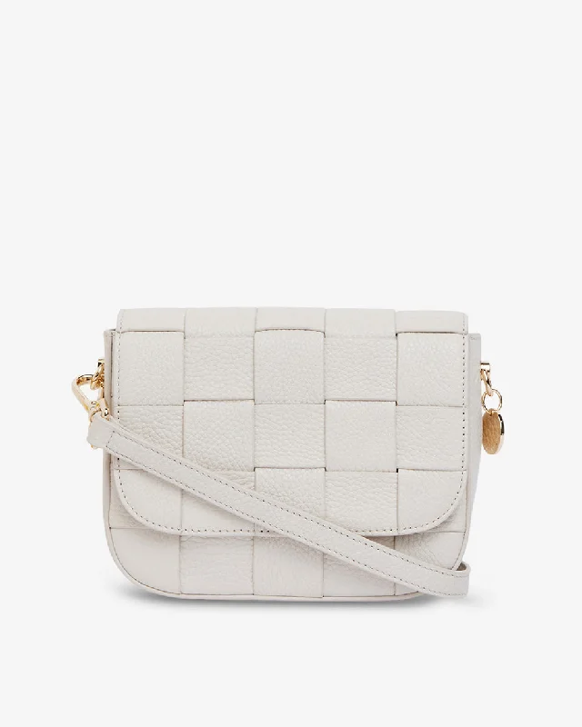 Clara Weave Crossbody - Chalk