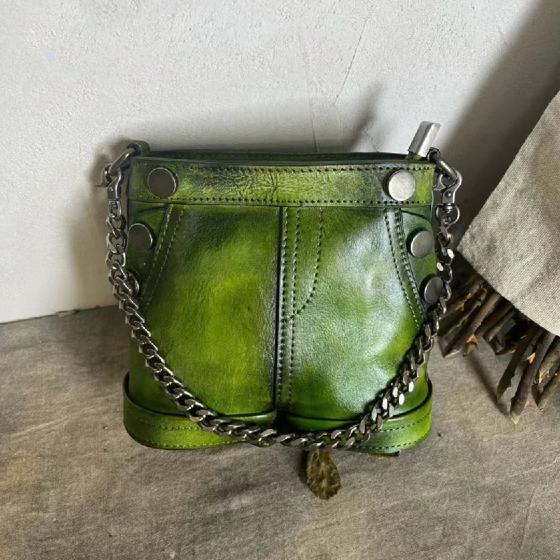 Cute Lladies Mini Crossbody Purse Green Shoulder Bag