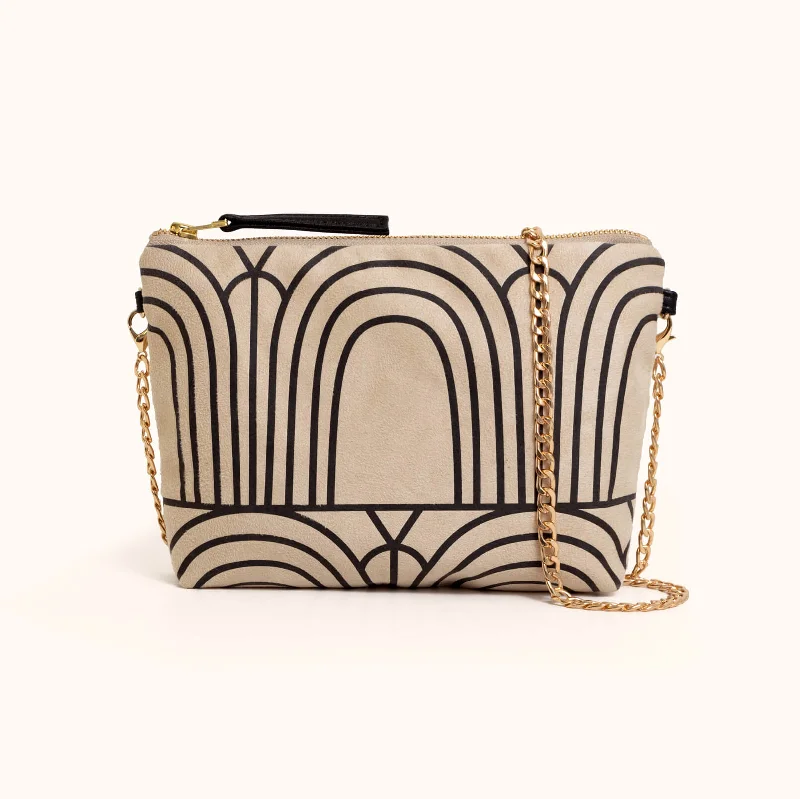 Dulce Clutch & Chain, Arches Sand