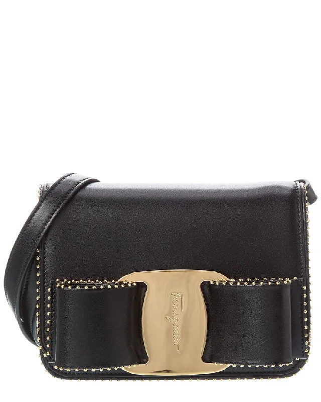 Ferragamo Vara Bow Leather Crossbody