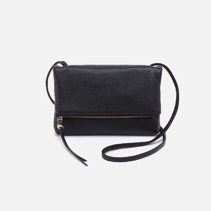 Grant Small Crossbody In Pebbled Leather - Black